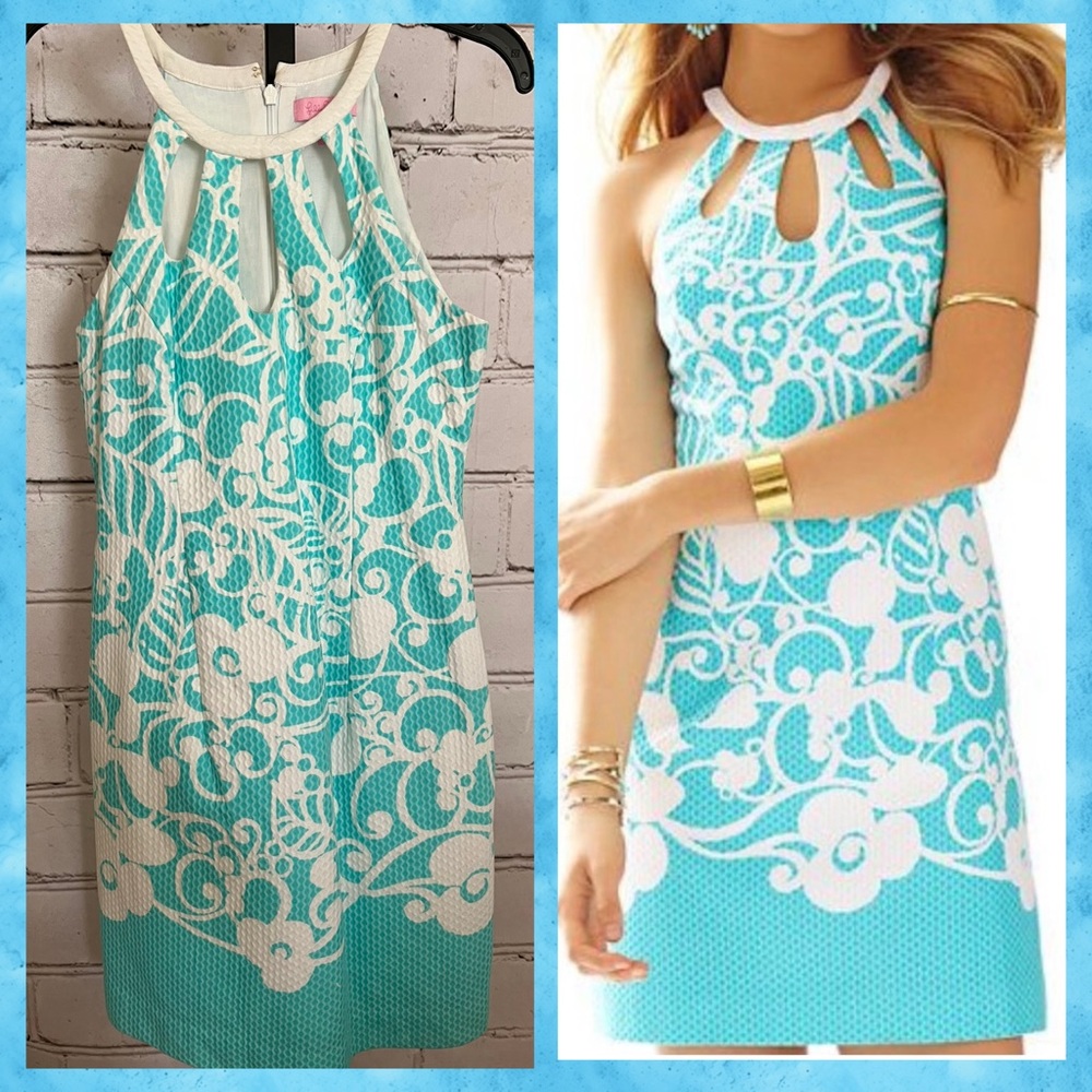 Lilly Pulitzer Pearl Shift, Shorely Blue Pick Up Lines